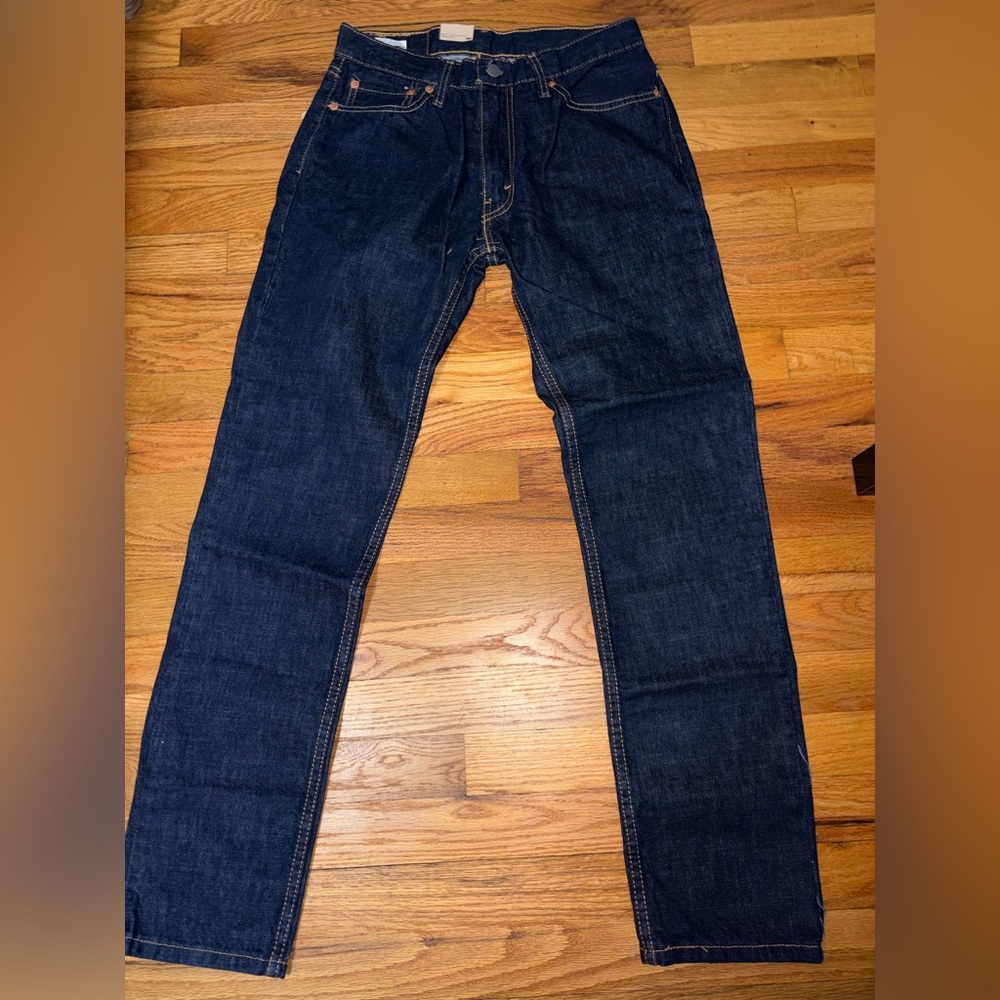 Levi's Dark Indigo Straight Jeans